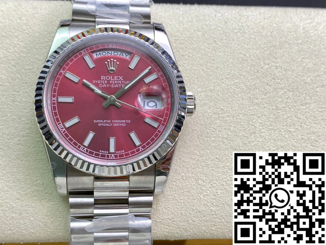 WaterResistant Rolex Day Date 118239 EW Factory 18k White Gold 942