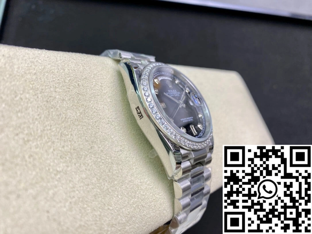 Rolex Day Date 118346 36MM EW Factory Diamond-set Bezel Stretchable 926