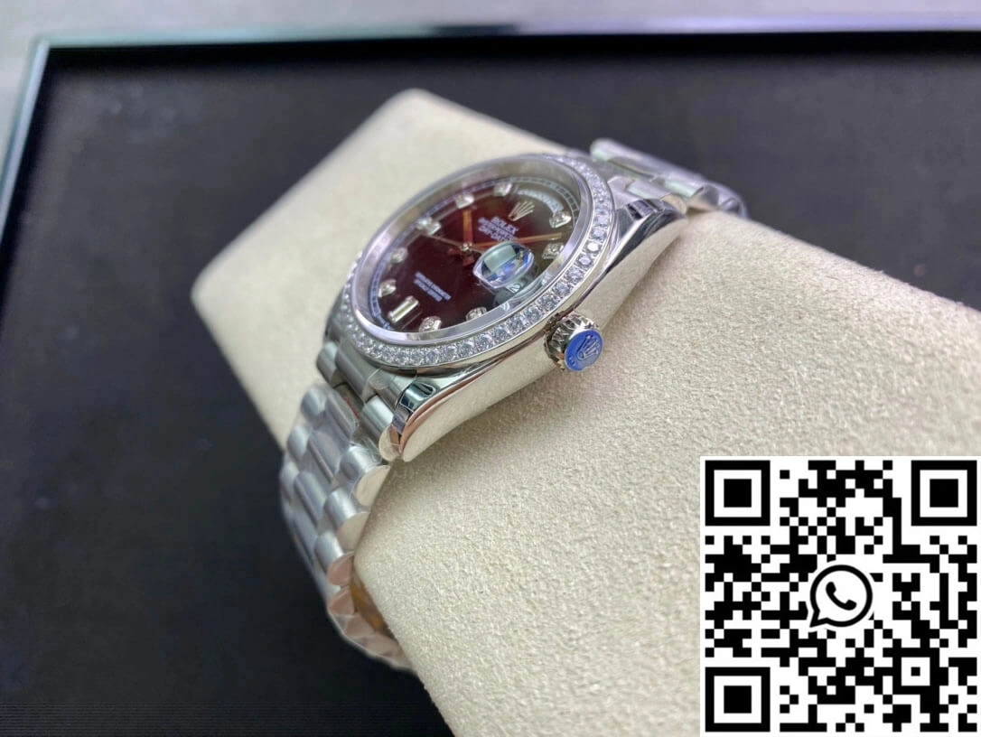 Rolex Day Date 118346 36MM EW Factory Diamond-set Bezel Stretchable 926