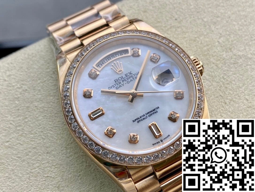 Rolex Day Date 128238 EW Factory V2 Mother-Of-Pearl Dial HighPerformance 935