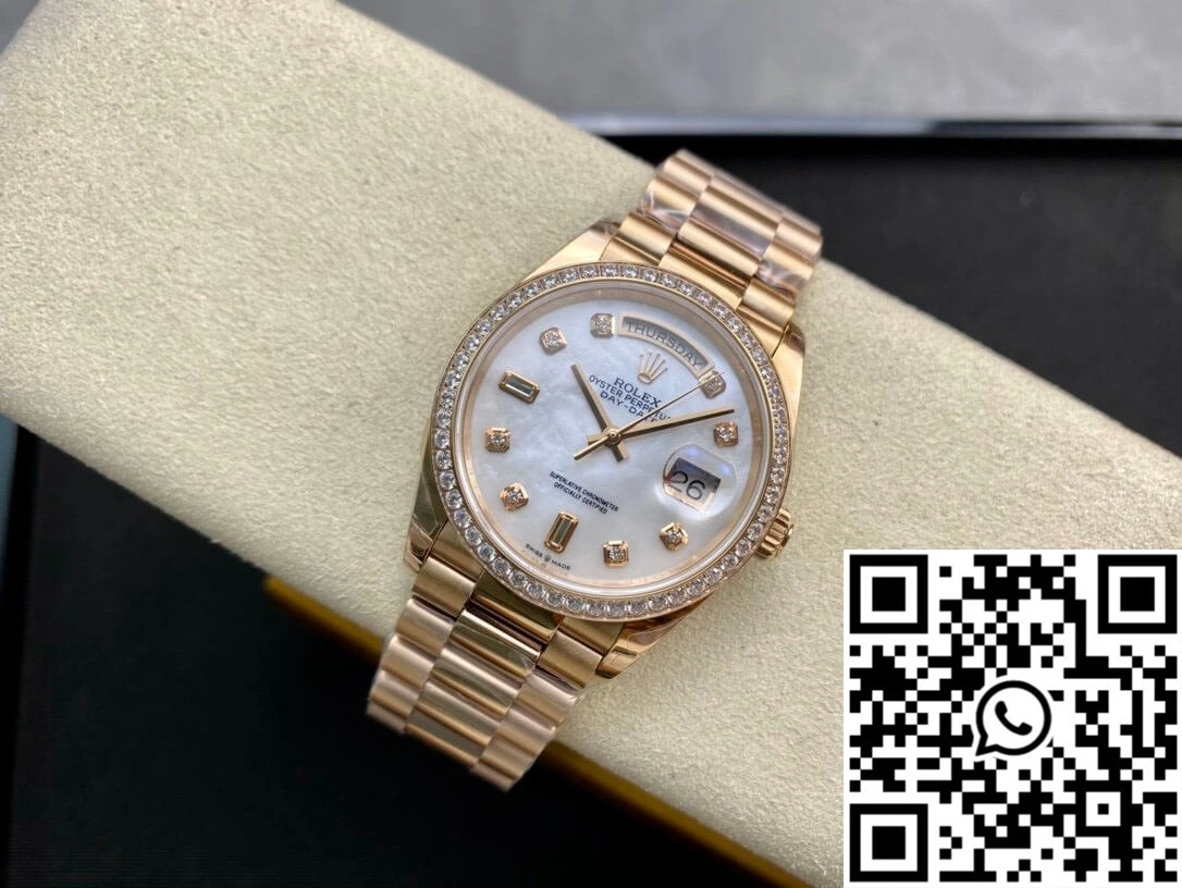Rolex Day Date 128238 EW Factory V2 Mother-Of-Pearl Dial HighPerformance 935