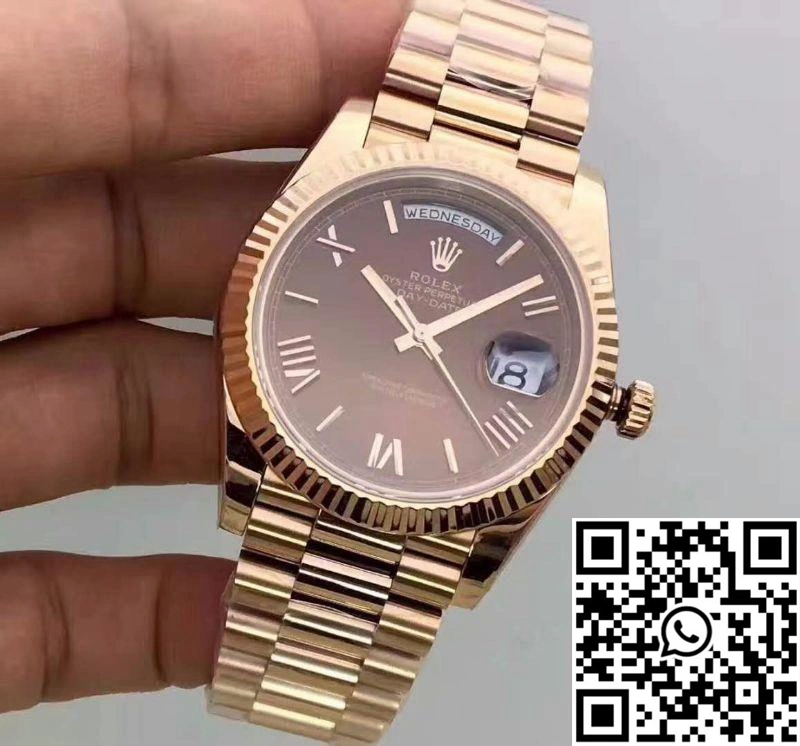 Rolex Day Date 228235 2018 40mm EW Factory Purple Dial Stretchable 941