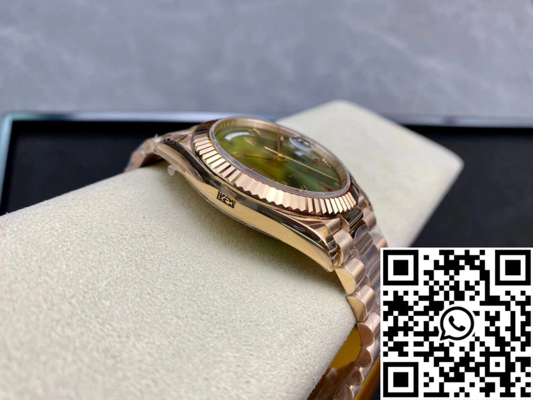 Rolex Day Date 228235 40mm EW Factory Green Dial Unisex 1004