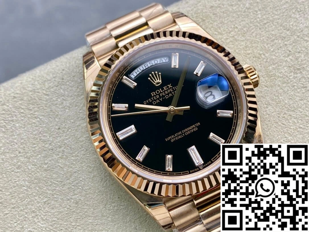 OdorResistant Rolex Day Date 228238a EW Factory V2 Rose Gold 944