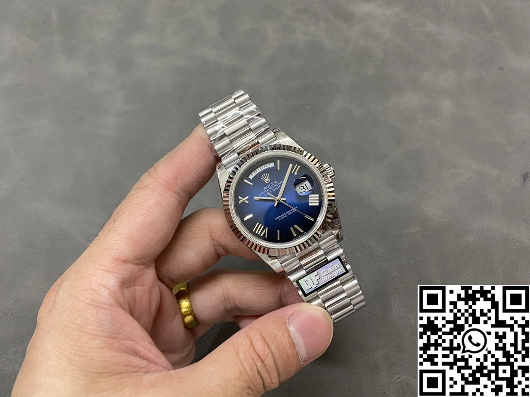 Rolex Day Date 228239-0076 QF Factory v5 Tungsten Steel Deep Blue Dial Practical 918