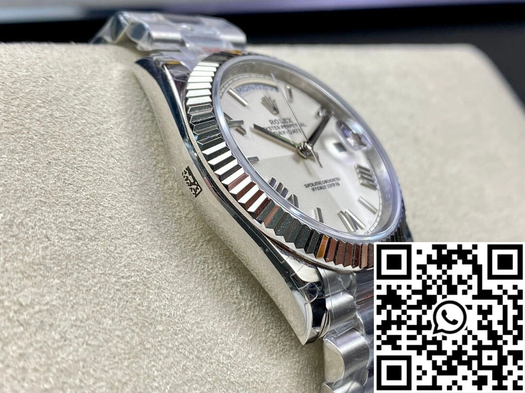 Rolex Day Date 228239-83419 EW Factory Silver Dial Snug 985