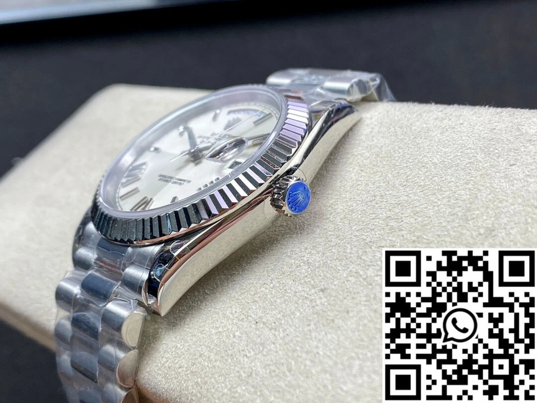 Rolex Day Date 228239-83419 EW Factory Silver Dial Snug 985