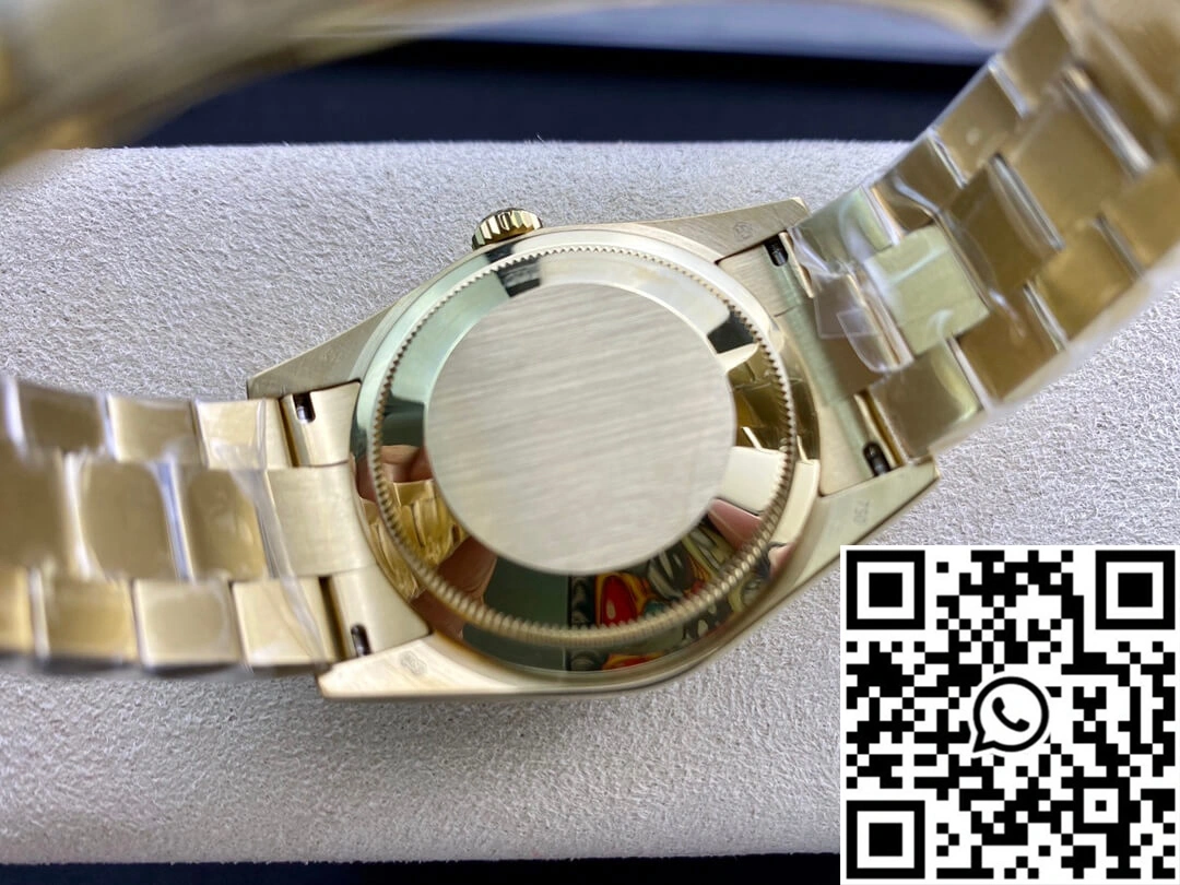 Refined Rolex Day Date 36MM BP Factory Double Calendar Black Dial 873