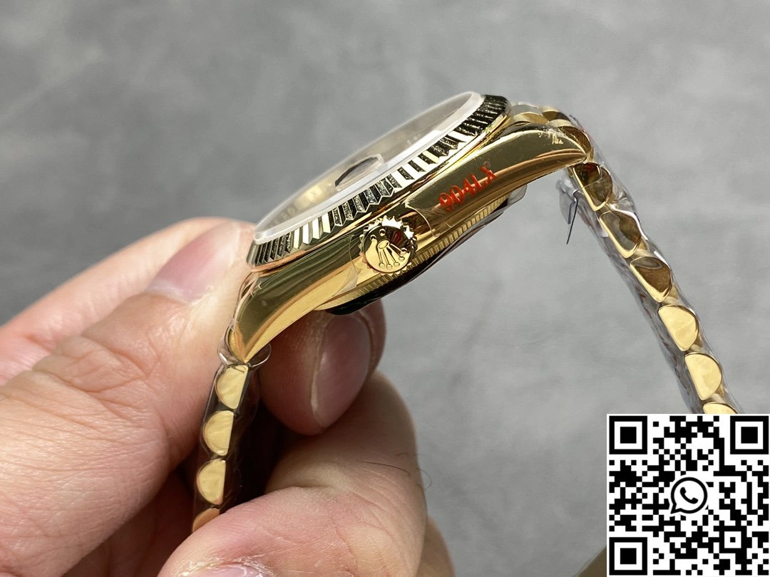 Sophisticated Rolex Day Date 36mm M128238-0045 QF Factory v5 Tungsten Steel Yellow Gold Gold Dial 1007