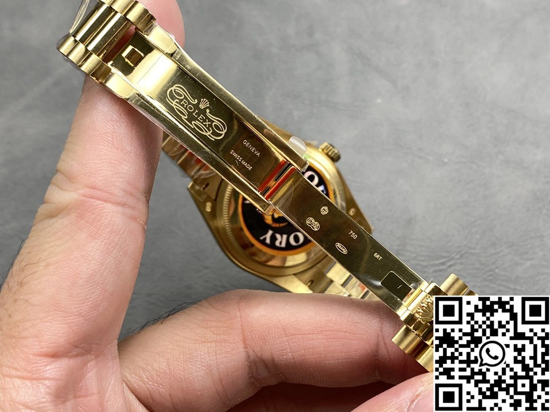 Sophisticated Rolex Day Date 36mm M128238-0045 QF Factory v5 Tungsten Steel Yellow Gold Gold Dial 1007