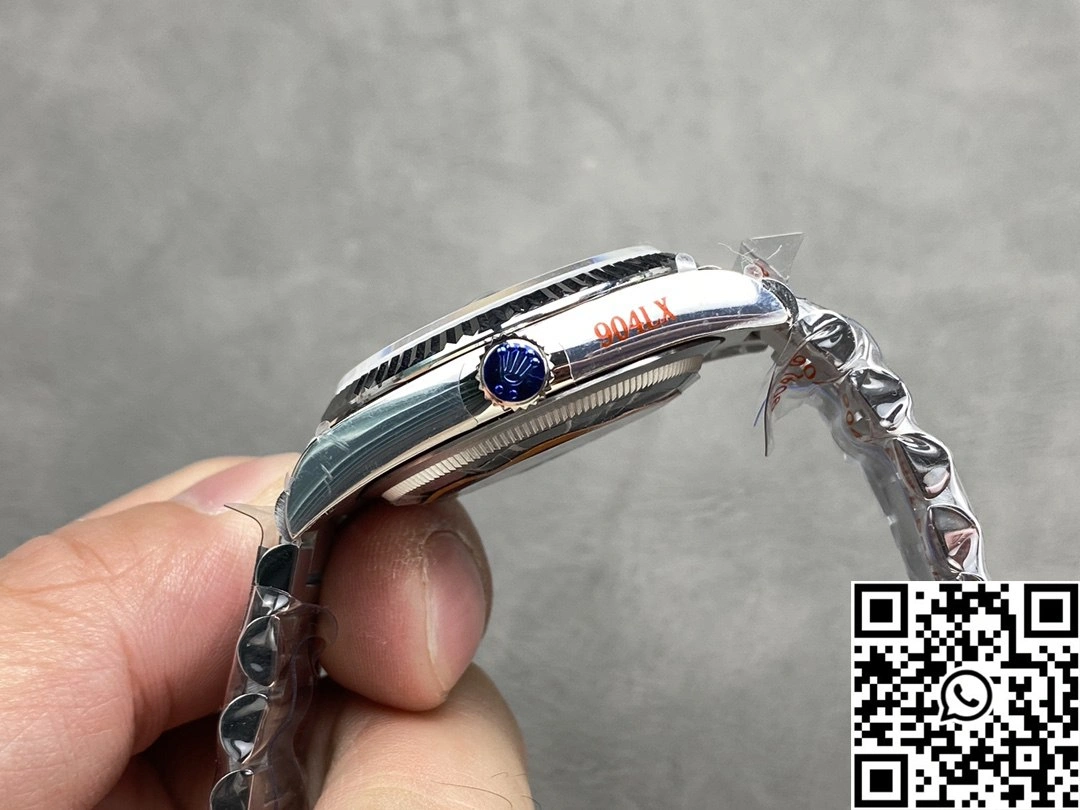 Rolex Day Date 36mm M128239-0069 QF Factory v5 Tungsten Steel Blue Dial Elegant 966
