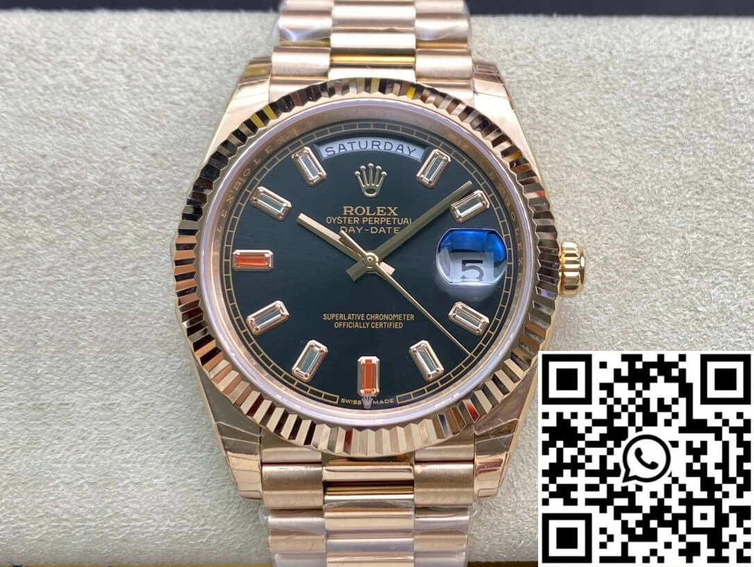Rolex Day Date 40MM EW Factory Black Dial SportInspired 997