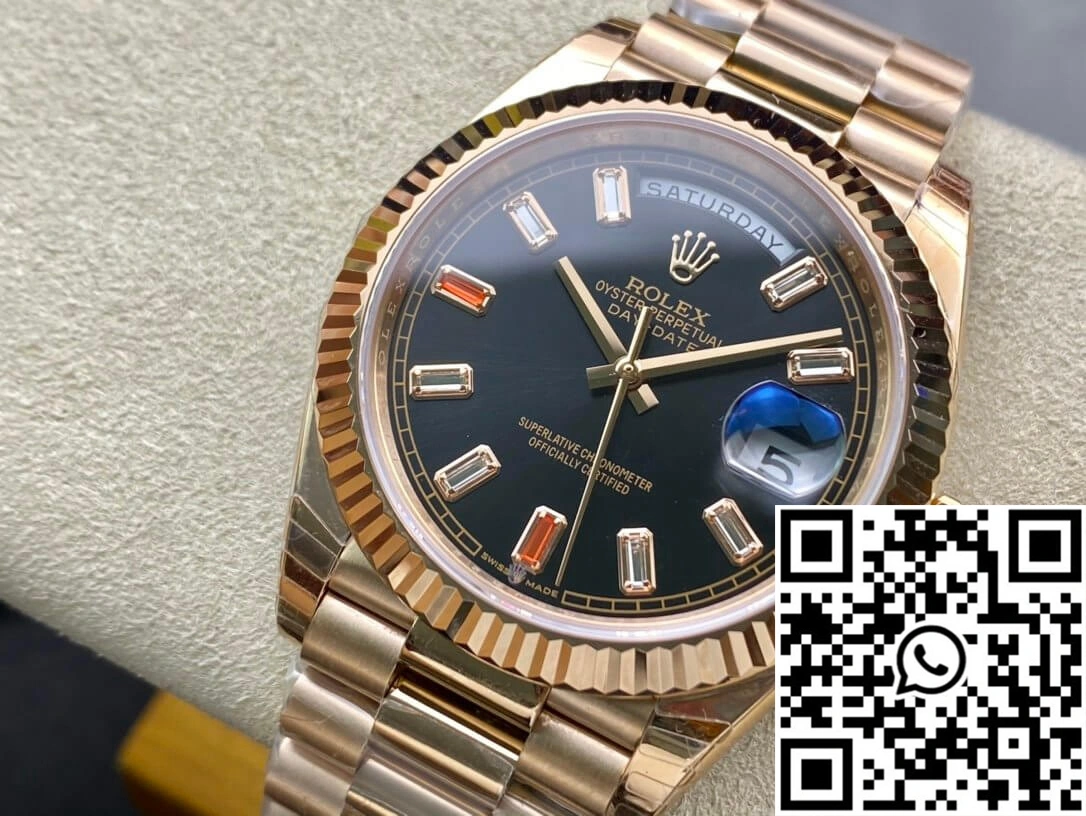 Rolex Day Date 40MM EW Factory Black Dial SportInspired 997