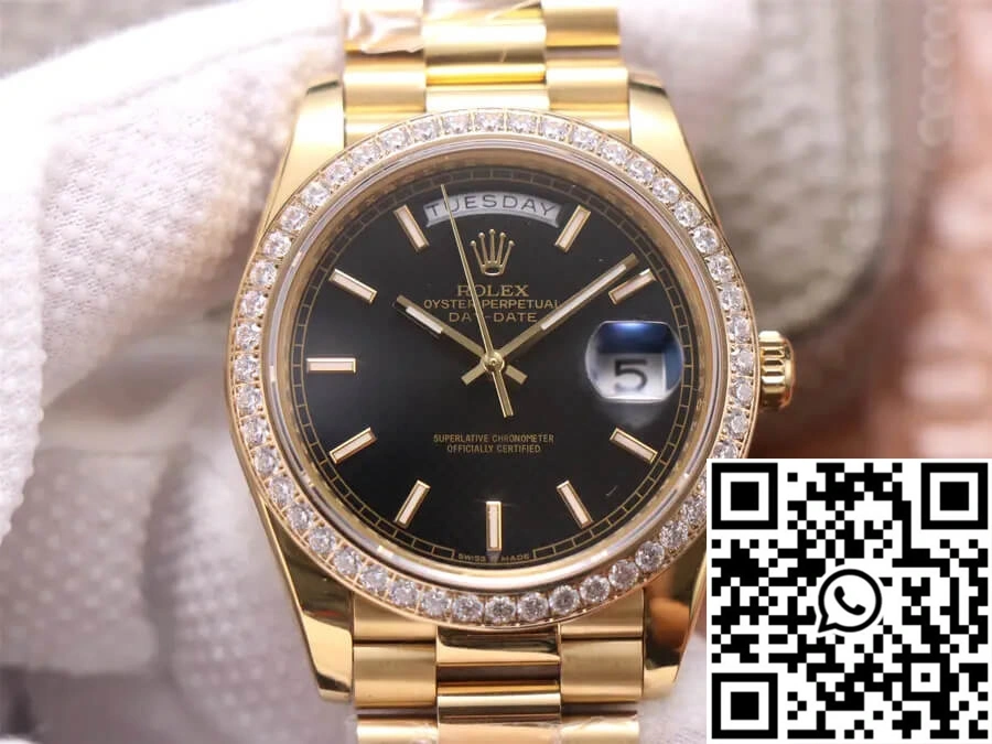 Rolex Day Date 40MM EW Factory Yellow Gold Diamond Efficient 995