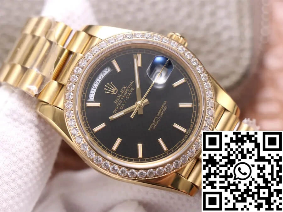 Rolex Day Date 40MM EW Factory Yellow Gold Diamond Efficient 995