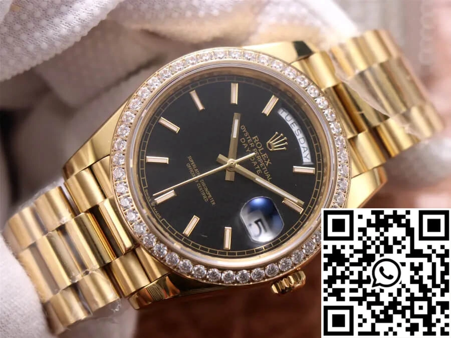 Rolex Day Date 40MM EW Factory Yellow Gold Diamond Efficient 995