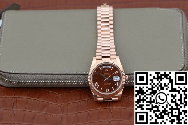 Sporty Rolex Day Date 40mm 228235 EW Factory Brown Dial 916