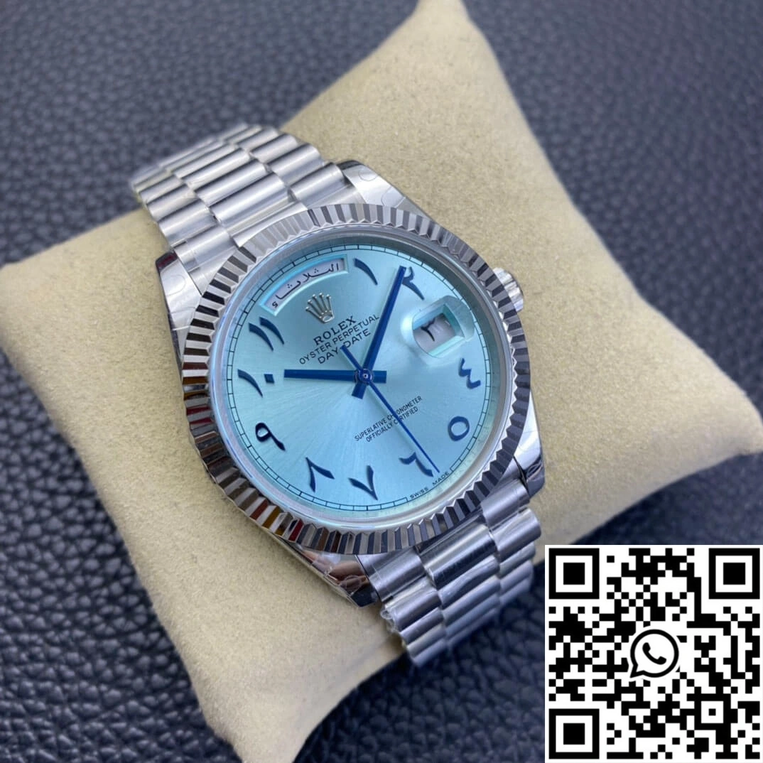 Rolex Day Date BP Factory Middle East Customization Ice Blue Dial BestValue 932