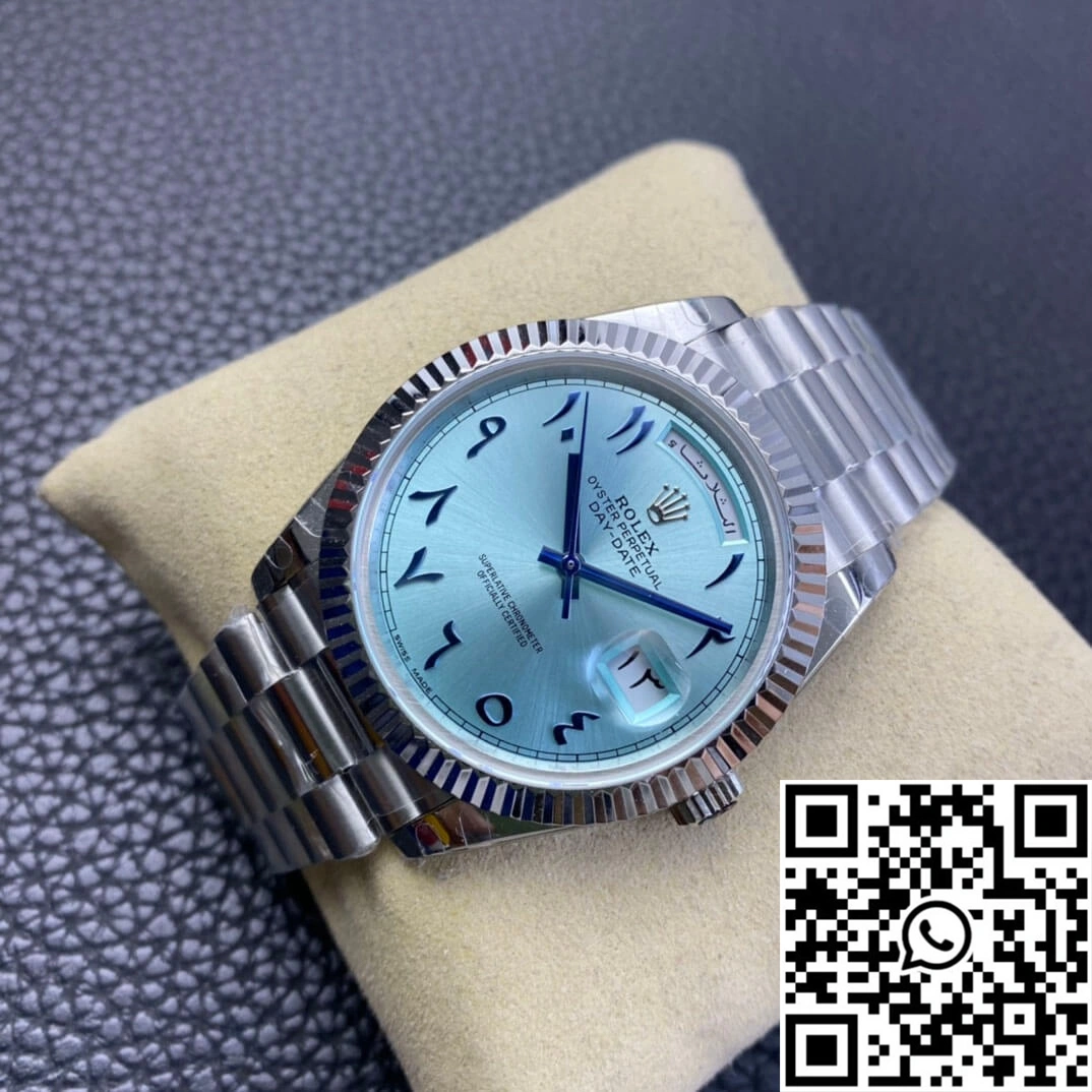 Rolex Day Date BP Factory Middle East Customization Ice Blue Dial BestValue 932