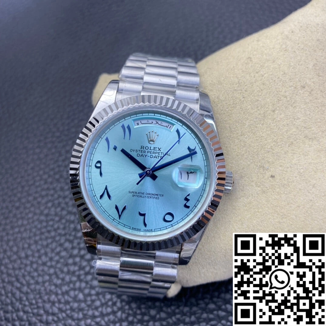 Rolex Day Date BP Factory Middle East Customization Ice Blue Dial BestValue 932