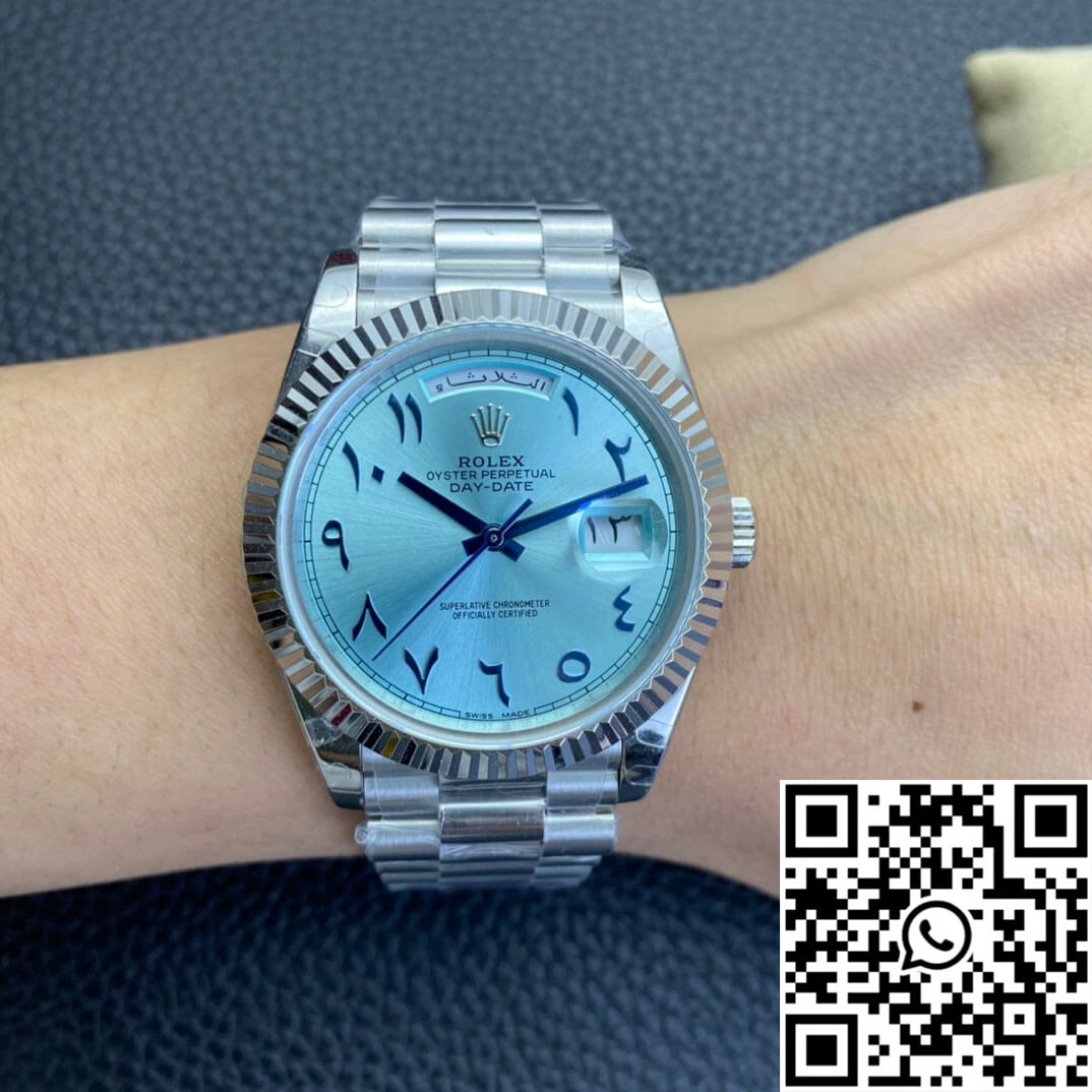 Rolex Day Date BP Factory Middle East Customization Ice Blue Dial BestValue 932