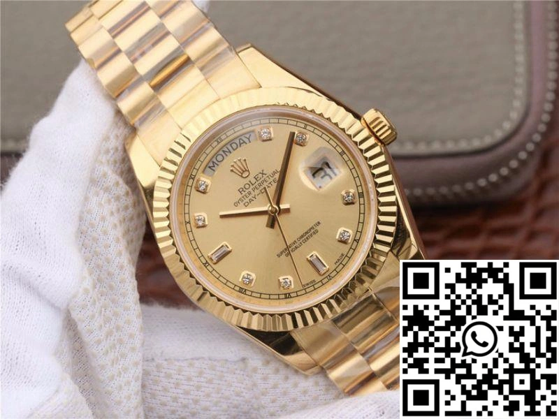 Rolex Day-Date II 218238 40MM EW Factory 18K Yellow Gold Dial Elegant 988
