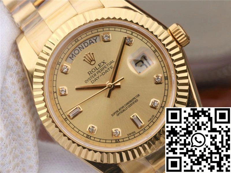 Rolex Day-Date II 218238 40MM EW Factory 18K Yellow Gold Dial Elegant 988