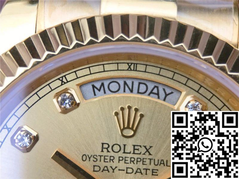 Rolex Day-Date II 218238 40MM EW Factory 18K Yellow Gold Dial Elegant 988