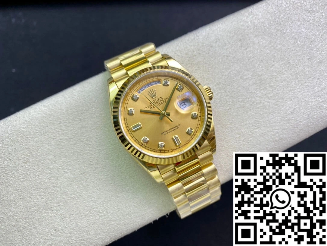 Rolex Day-Date M128238-0008 Yellow Gold EW Factory Champagne Dial Efficient 1019