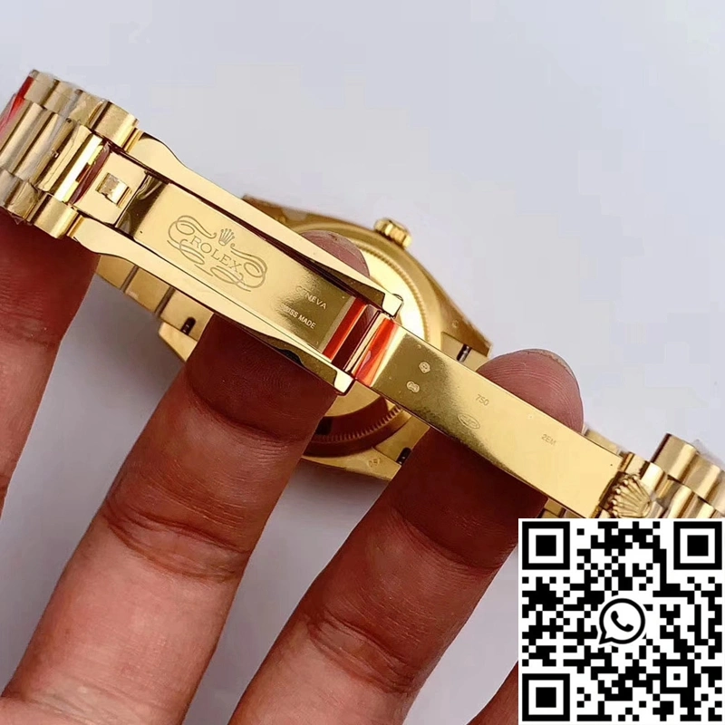 Colorful Rolex Day-Date M128238-0045 Yellow Gold EW Factory Champagne Dial 981
