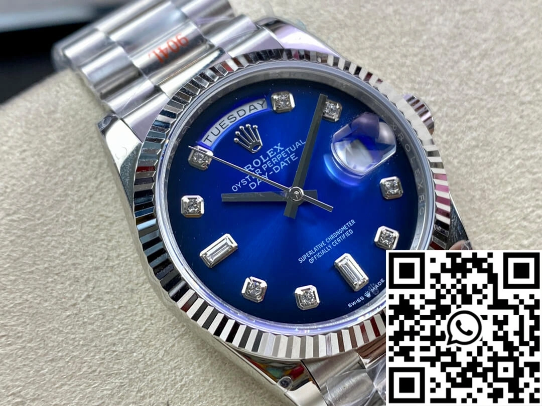 Stylish Rolex Day Date M128239-0023 36MM GM Factory Blue Dial 949