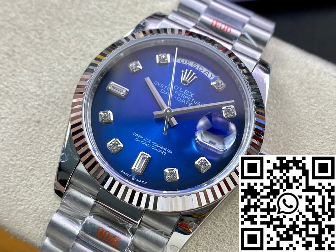 Stylish Rolex Day Date M128239-0023 36MM GM Factory Blue Dial 949
