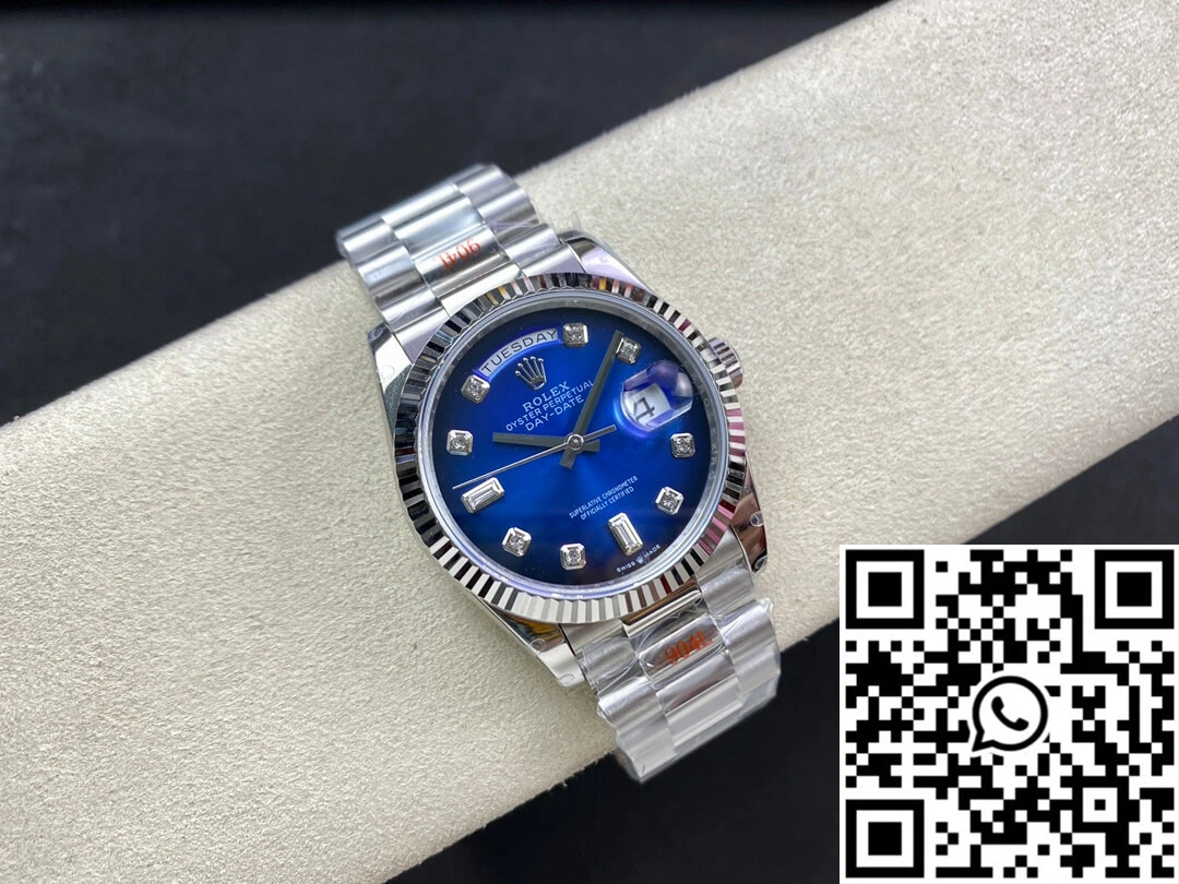 Stylish Rolex Day Date M128239-0023 36MM GM Factory Blue Dial 949