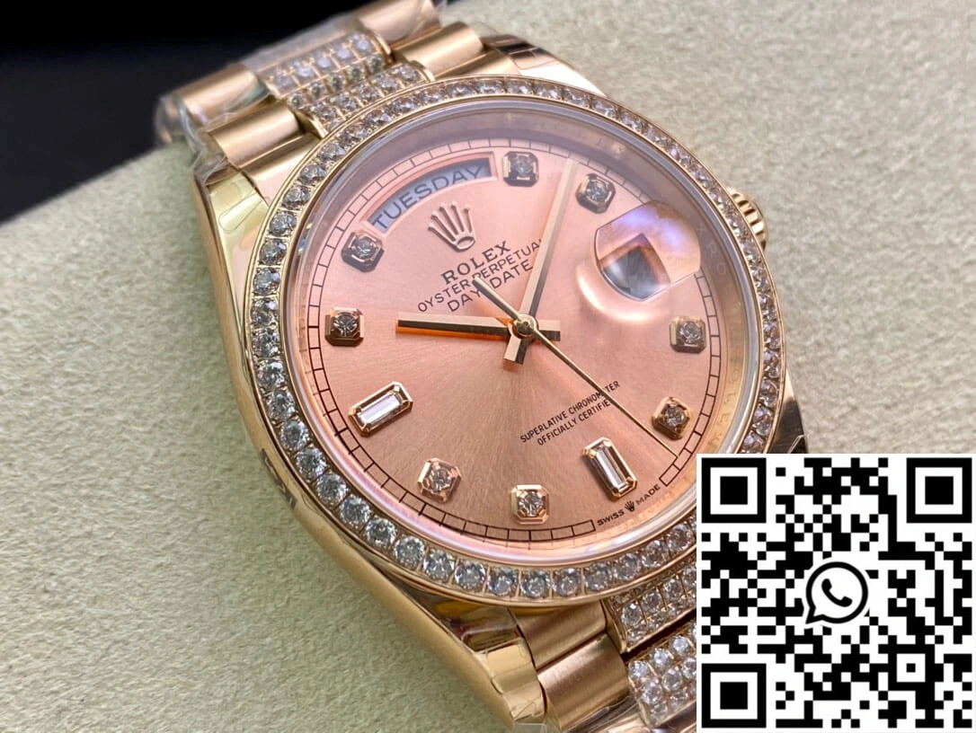 Breathable Rolex Day Date M128345RBR-0020 EW Factory Rose Gold 1027