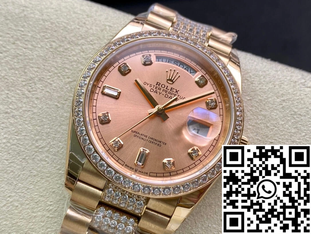 Breathable Rolex Day Date M128345RBR-0020 EW Factory Rose Gold 1027