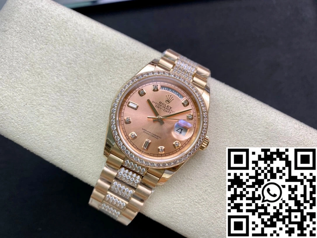 Breathable Rolex Day Date M128345RBR-0020 EW Factory Rose Gold 1027