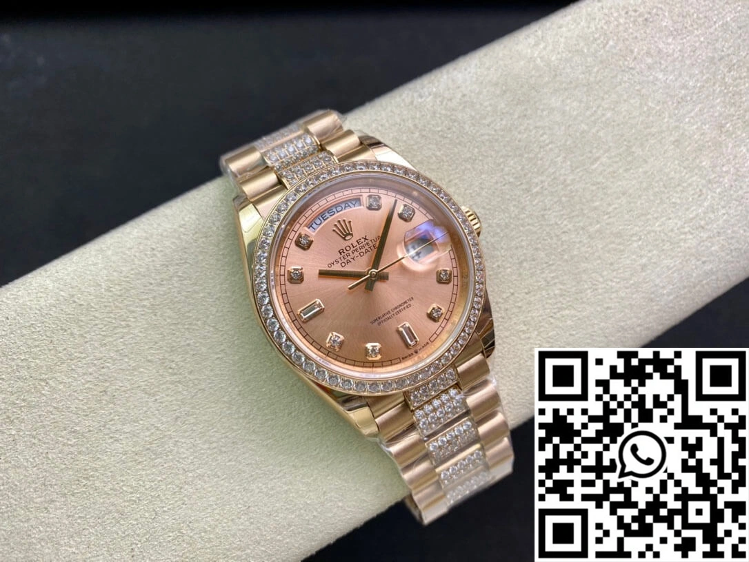 Breathable Rolex Day Date M128345RBR-0020 EW Factory Rose Gold 1027