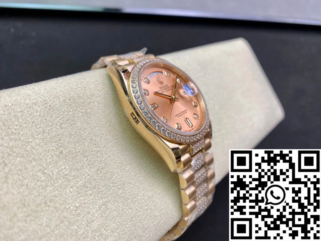 Breathable Rolex Day Date M128345RBR-0020 EW Factory Rose Gold 1027