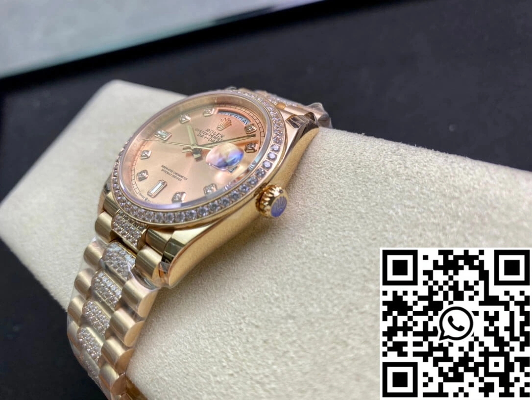 Breathable Rolex Day Date M128345RBR-0020 EW Factory Rose Gold 1027