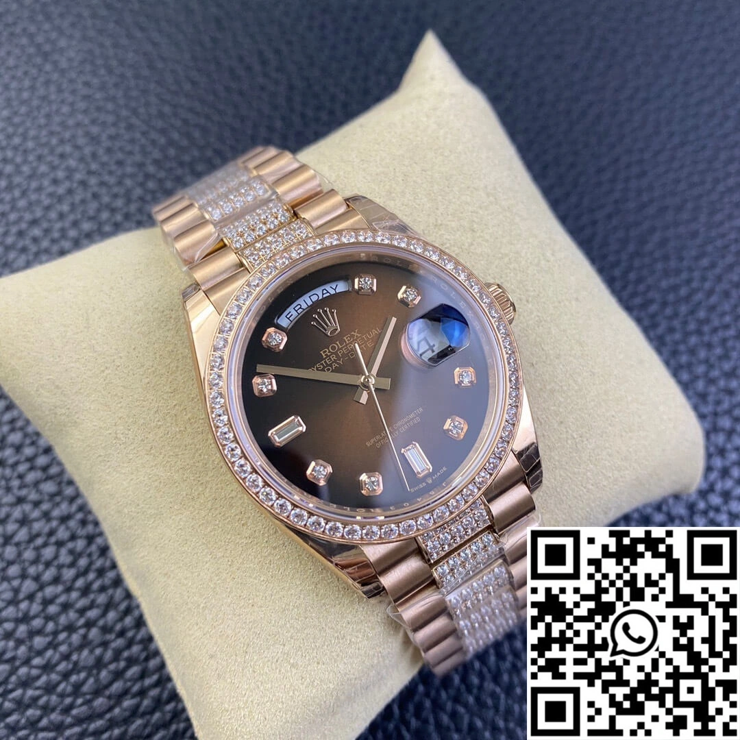 Rolex Day Date M128345rbr-0041 EW Factory Diamond Strap Comfortable 996