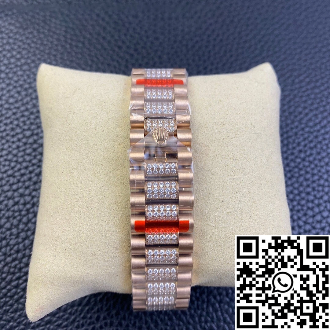 Rolex Day Date M128345rbr-0041 EW Factory Diamond Strap Comfortable 996