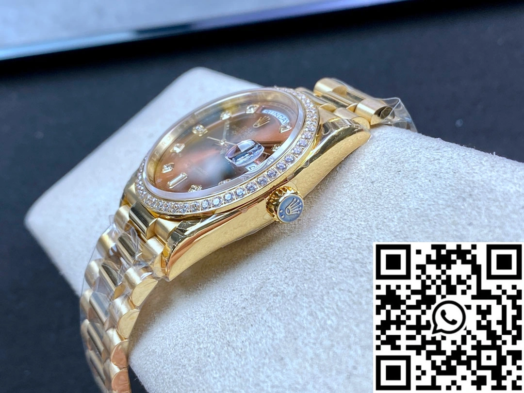 ModernLook Rolex Day Date M128348RBR-0005 EW Factory Brown Dial 895