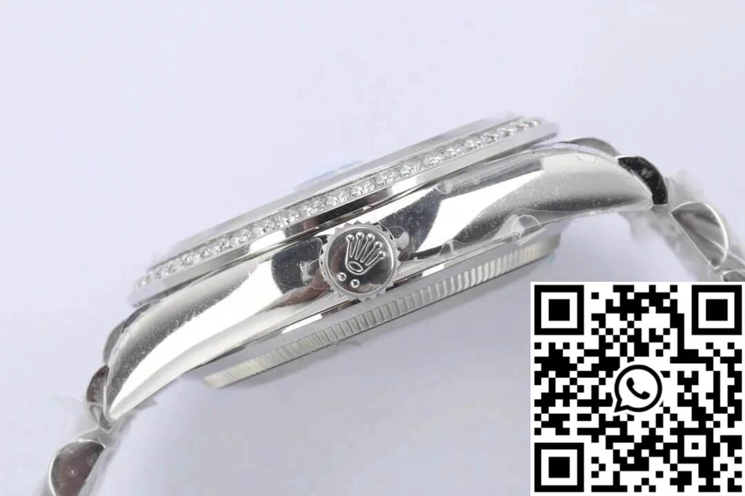 Sporty Rolex Day Date M128349RBR-0016 EW Factory Diamond Bezel 923
