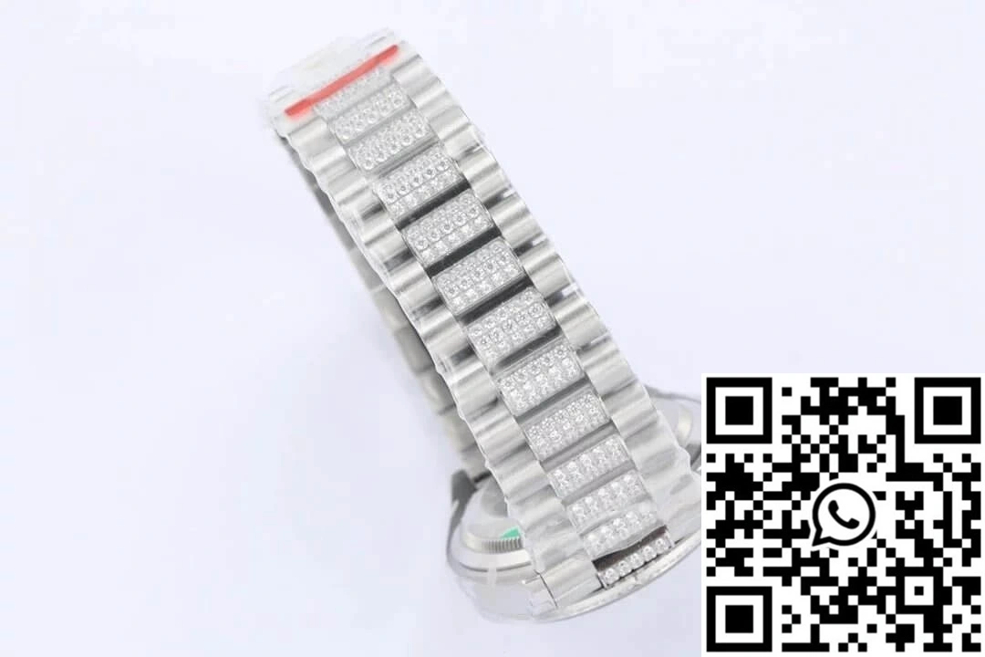 Sporty Rolex Day Date M128349RBR-0016 EW Factory Diamond Bezel 923