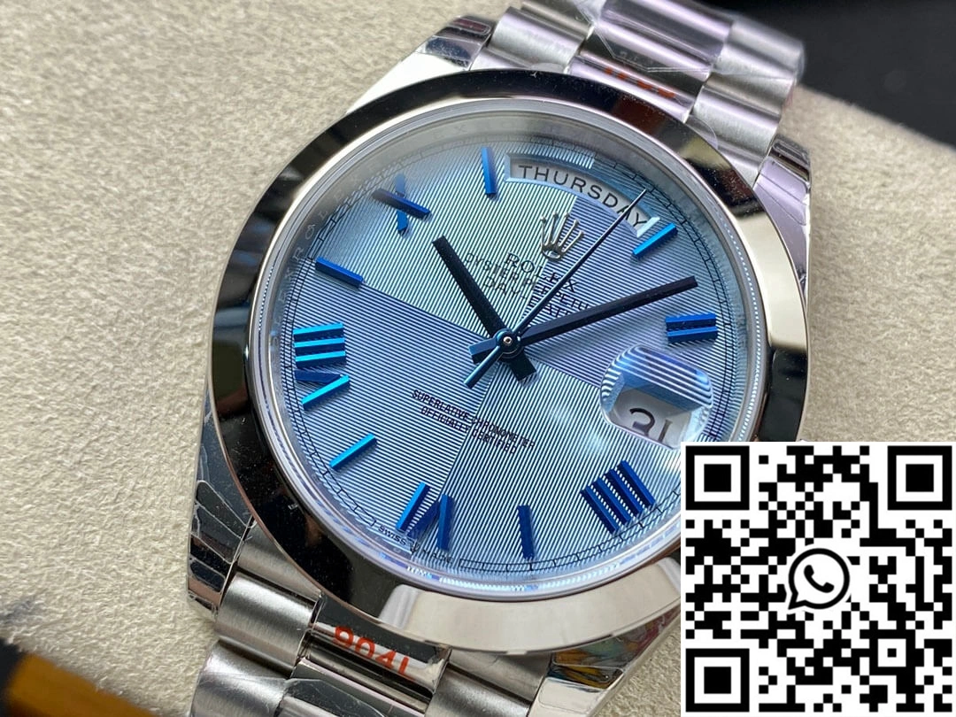 Original Rolex Day Date M228206-0001 EW Factory Blue Dial 958