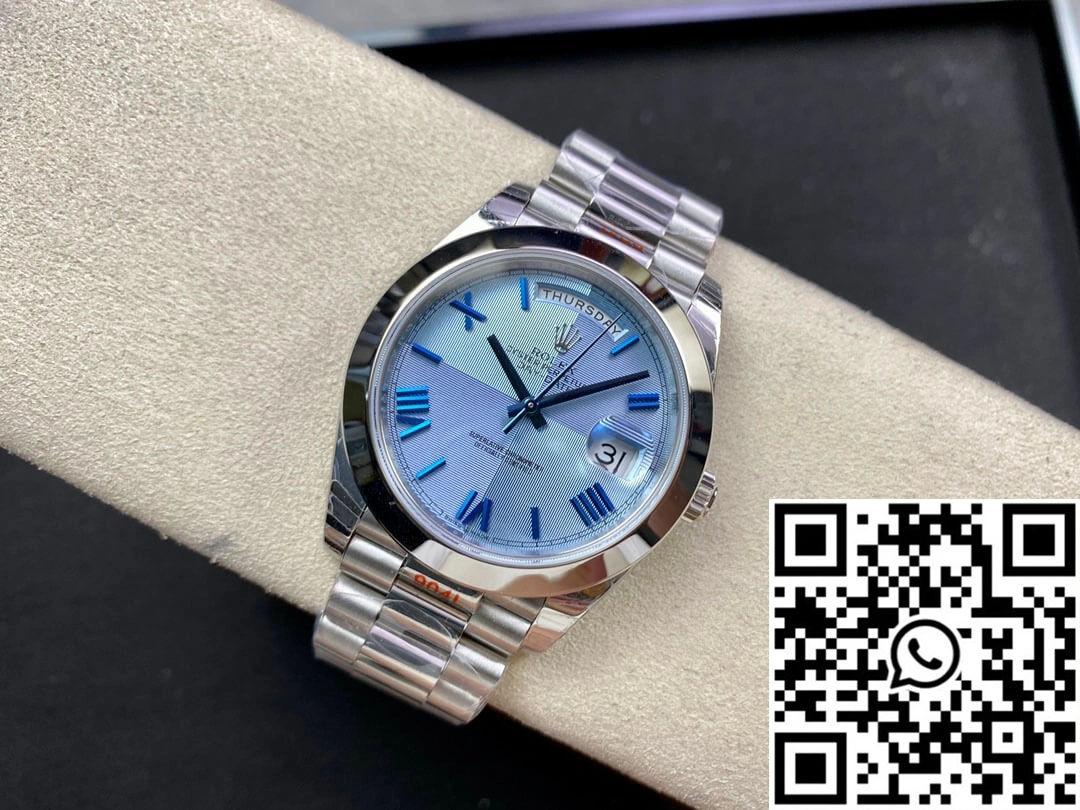 Original Rolex Day Date M228206-0001 EW Factory Blue Dial 958