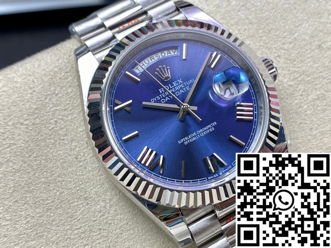 Attractive Rolex Day Date M228236-0007 EW Factory Blue Dial 978