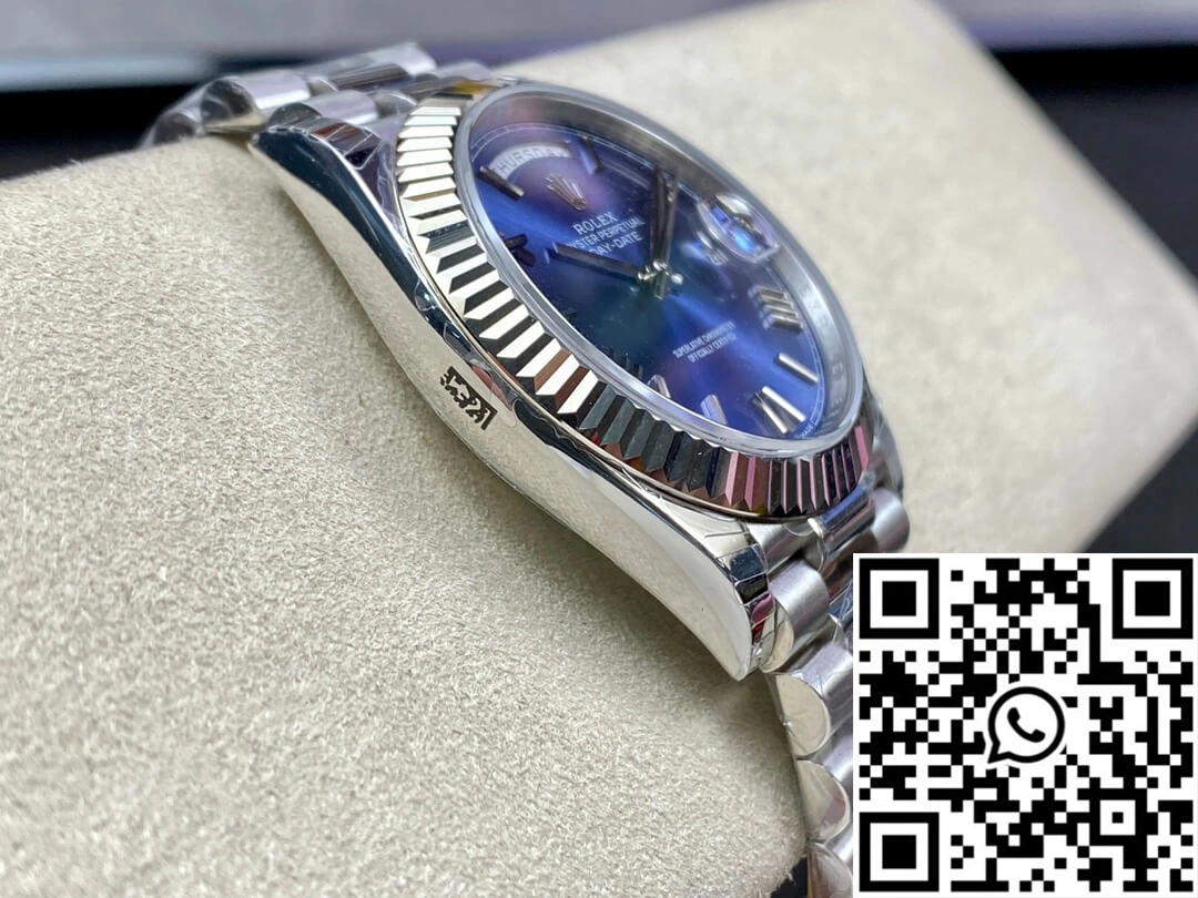 Attractive Rolex Day Date M228236-0007 EW Factory Blue Dial 978