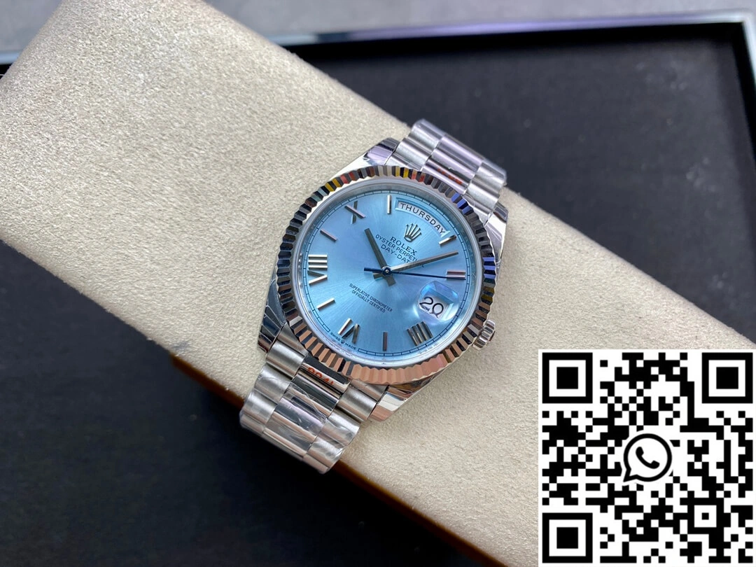 Flexible Rolex Day Date M228236-0012 EW Factory Blue Dial 939