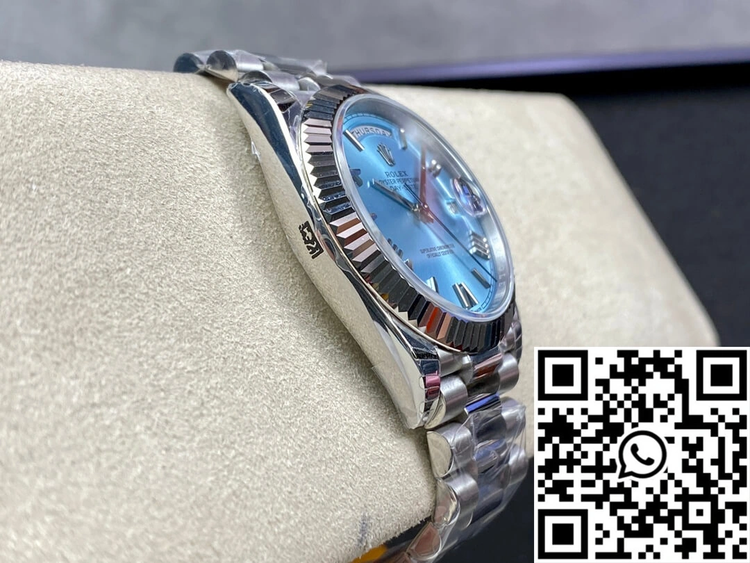 Flexible Rolex Day Date M228236-0012 EW Factory Blue Dial 939